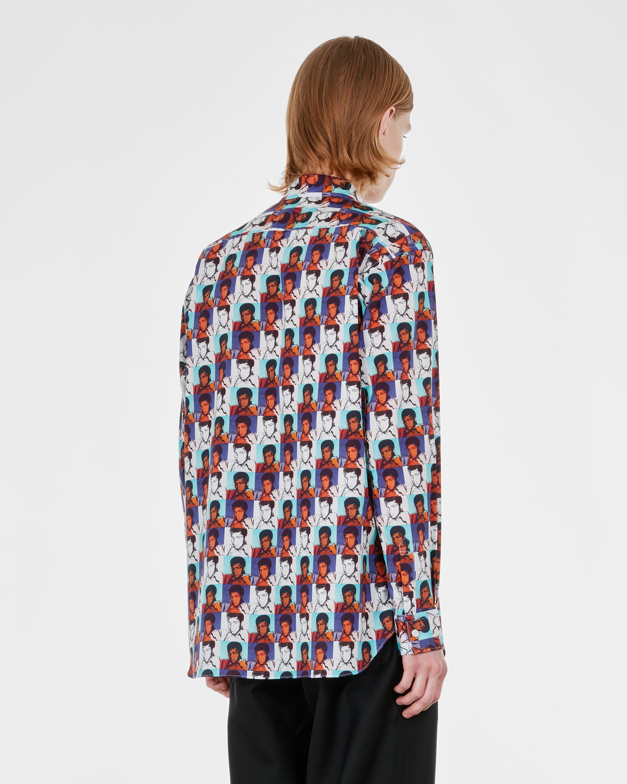 CDG Shirt - Andy Warhol Cotton Poplin Shirt - (Print B/Print P) view 4