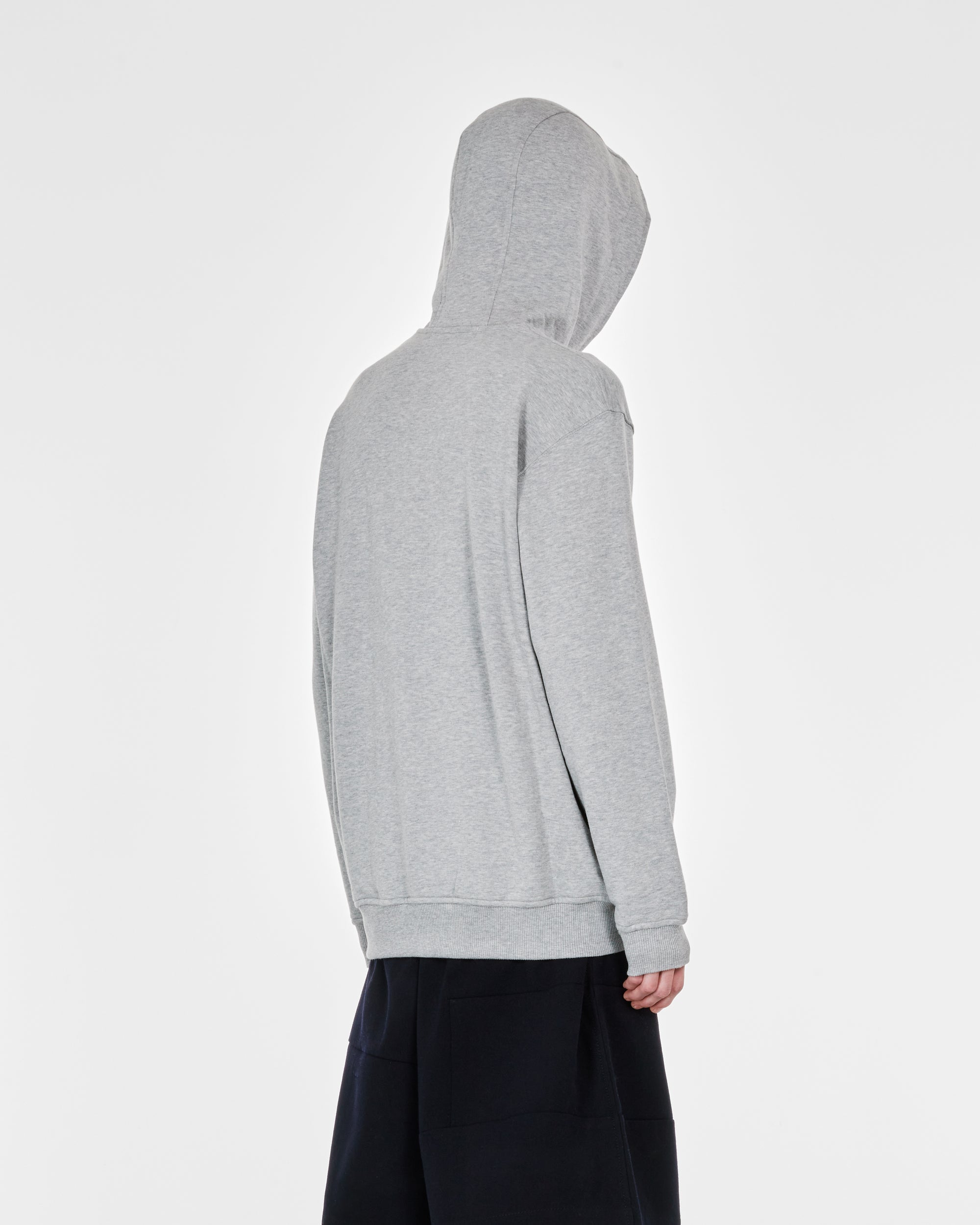 CDG Shirt - Andy Warhol Men's Hooded Sweatshirt - (Grey/Print J) view 4