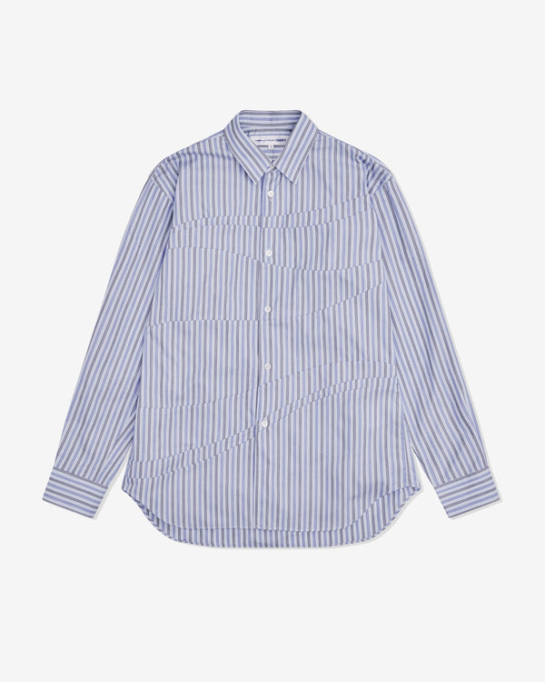 CDG Shirt - Men's Layered Wave Shirt - (Stripe)