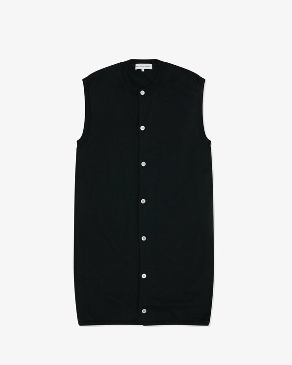 CDG Shirt - Men's Wool Sleeveless Vest - (Black)