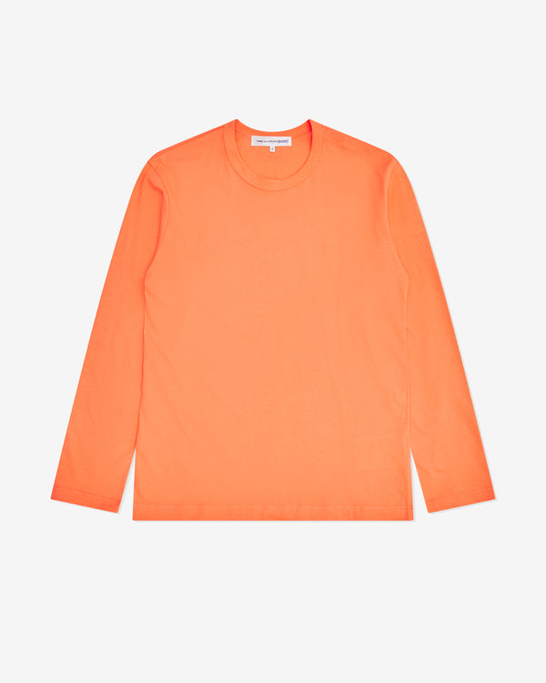 CDG Shirt - Men's Logo Long Sleeve T-Shirt - (Orange)