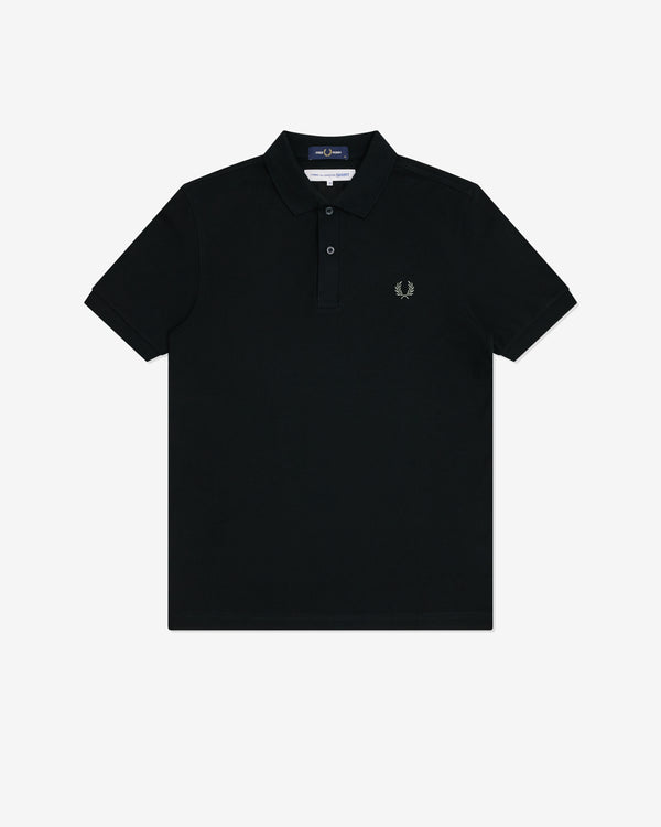 CDG Shirt - Fred Perry Men's Freedom Is Energy Polo Shirt - (Black)