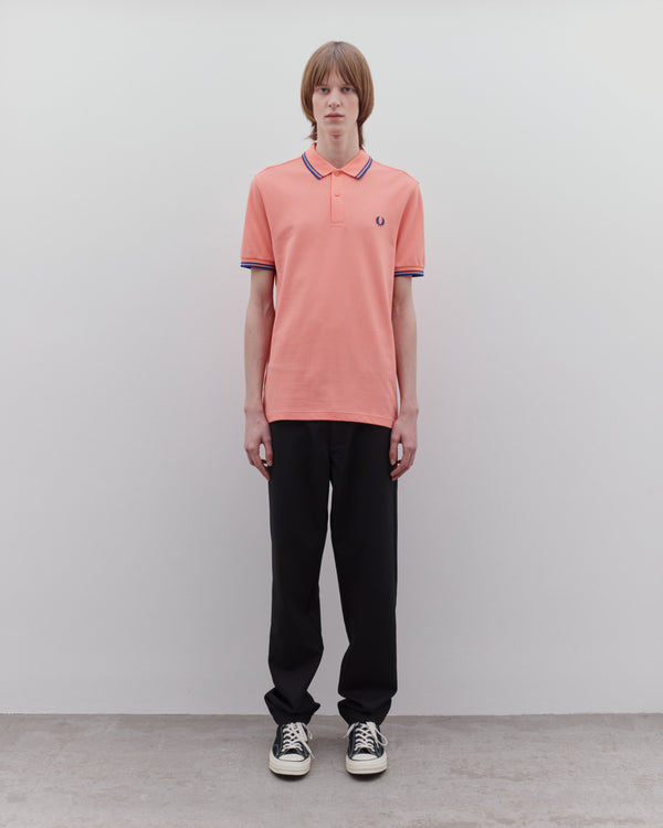 CDG Shirt - Fred Perry Men’s Freedom is Energy Polo Shirt - (Coral)