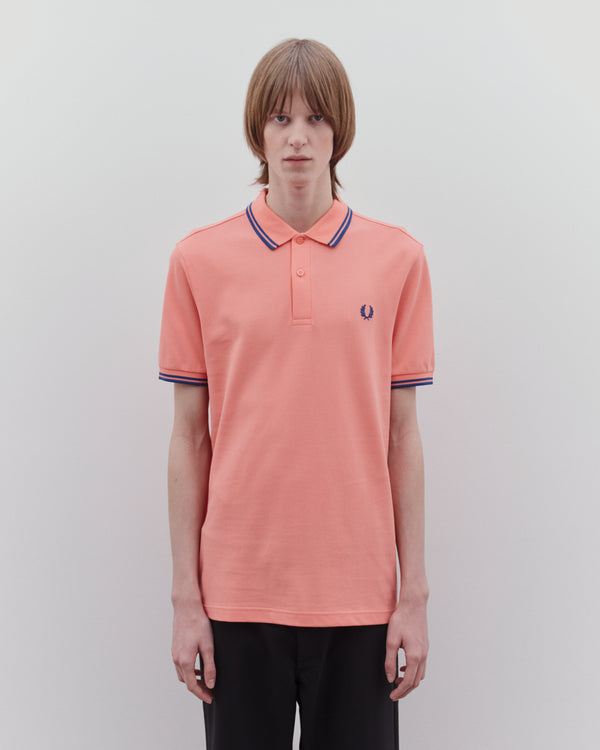CDG Shirt - Fred Perry Men’s Freedom is Energy Polo Shirt - (Coral)