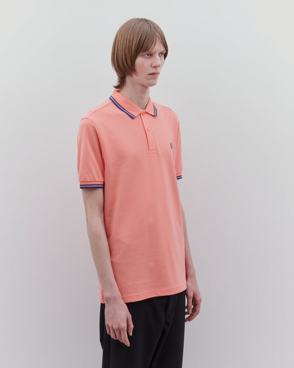 CDG Shirt - Fred Perry Men’s Freedom is Energy Polo Shirt - (Coral)