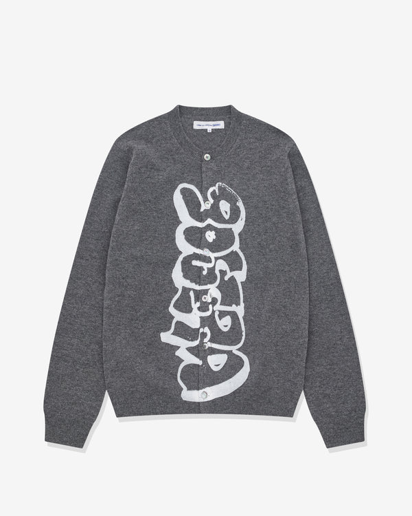 CDG Shirt - Men’s A$AP Nast 90s Era Crewneck Cardigan - (Grey)