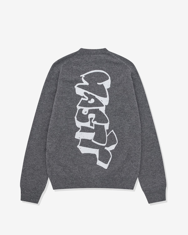 CDG Shirt - Men’s A$AP Nast 90s Era Crewneck Cardigan - (Grey)