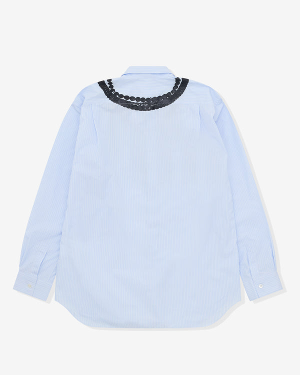 CDG Shirt - Men’s A$AP Nast Chain Shirt - (Pinstripe)
