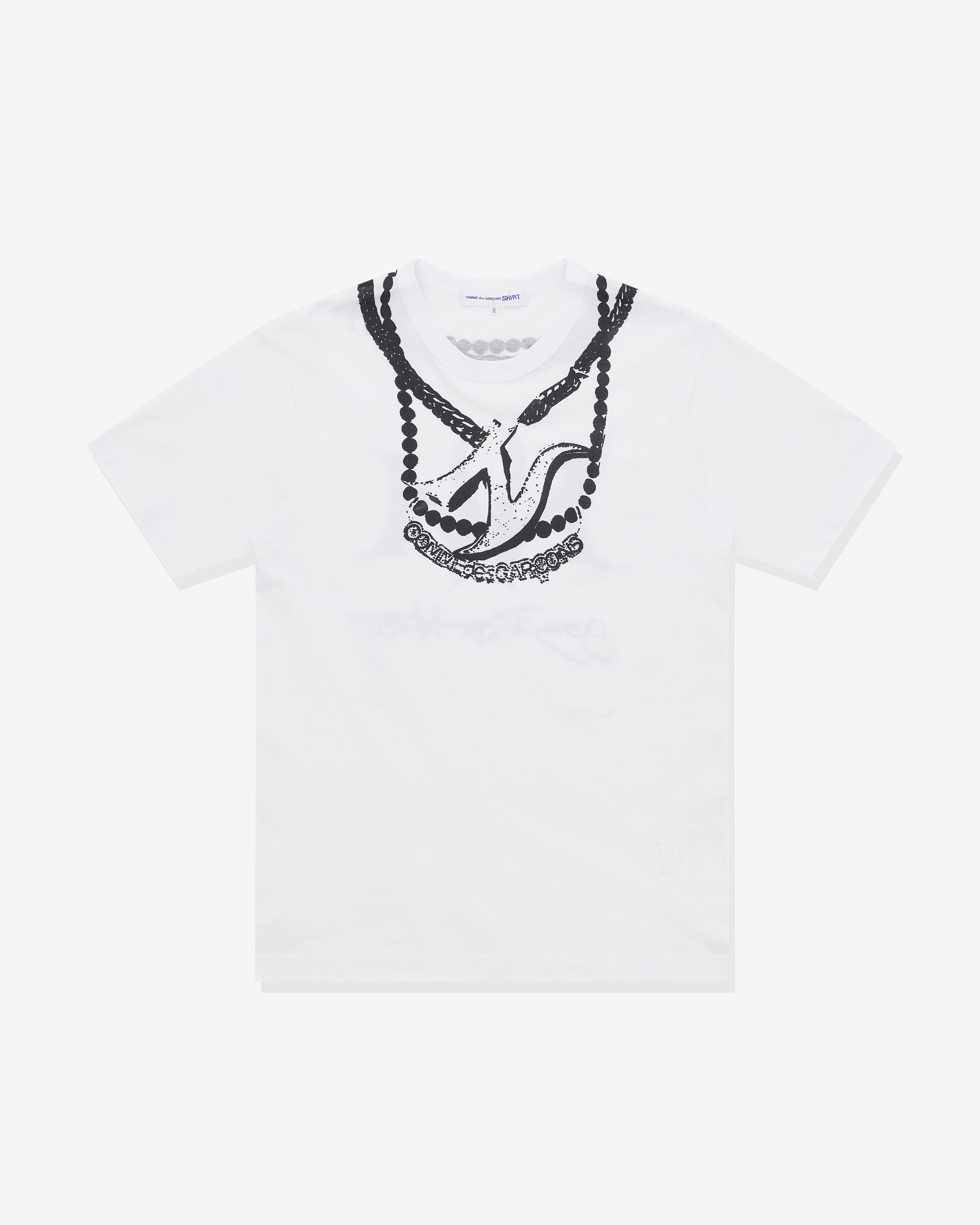 CDG Shirt: Men's A$AP Nast Chain T-Shirt (White) | DSML E-SHOP CDG Shirt: Men's A$AP Nast Chain T-Shirt (White) | DSML E-SHOP