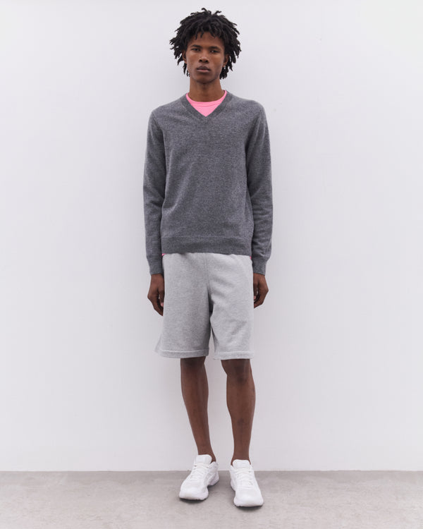 CDG Shirt - Men’s V-Neck Pullover - (Grey)