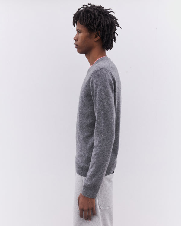 CDG Shirt - Men’s V-Neck Pullover - (Grey)