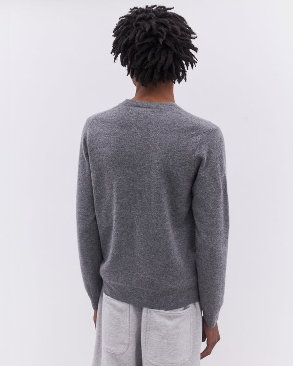 CDG Shirt - Men’s V-Neck Pullover - (Grey)