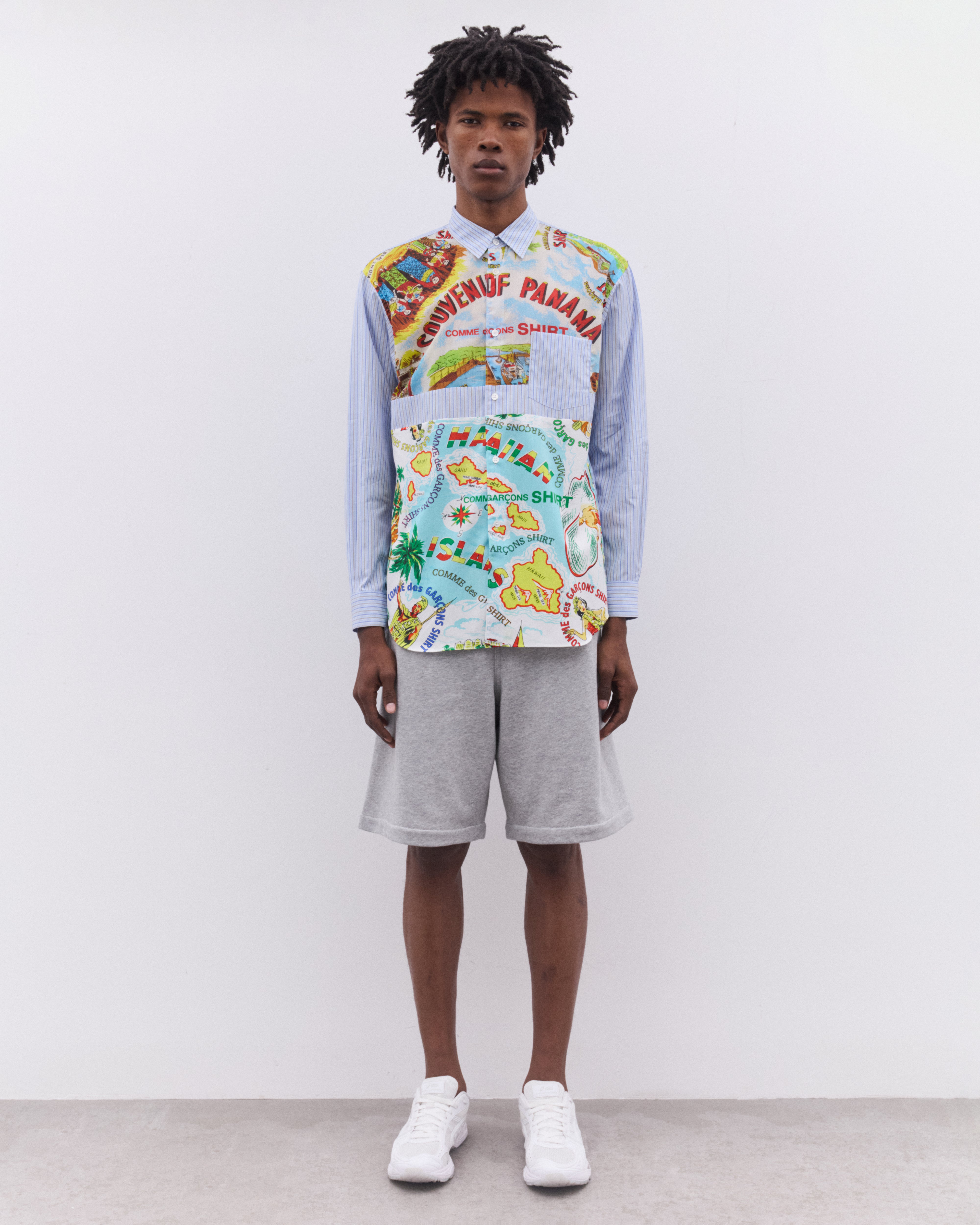 サリー CDG Shirt: Men's Cotton Sweat Shorts (Grey) | DSML E-SHOP