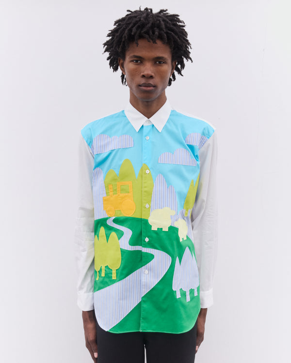 CDG Shirt - Men’s Farmyard Shirt - (Multi)