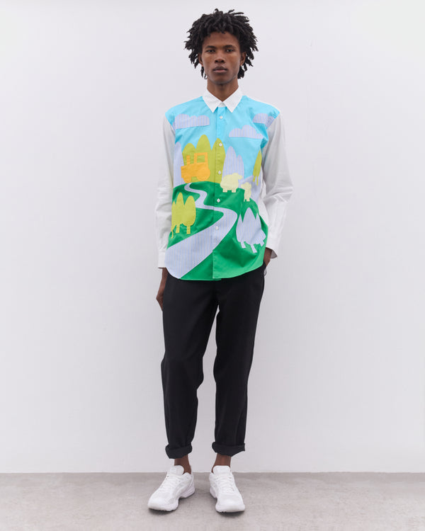 CDG Shirt - Men’s Farmyard Shirt - (Multi)