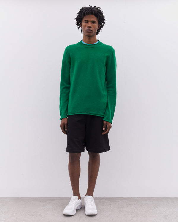 CDG Shirt - Men’s Rolled Hem Sweater - (Green)