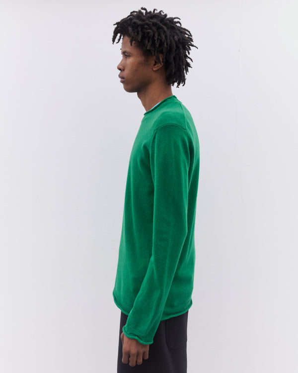 CDG Shirt - Men’s Rolled Hem Sweater - (Green)