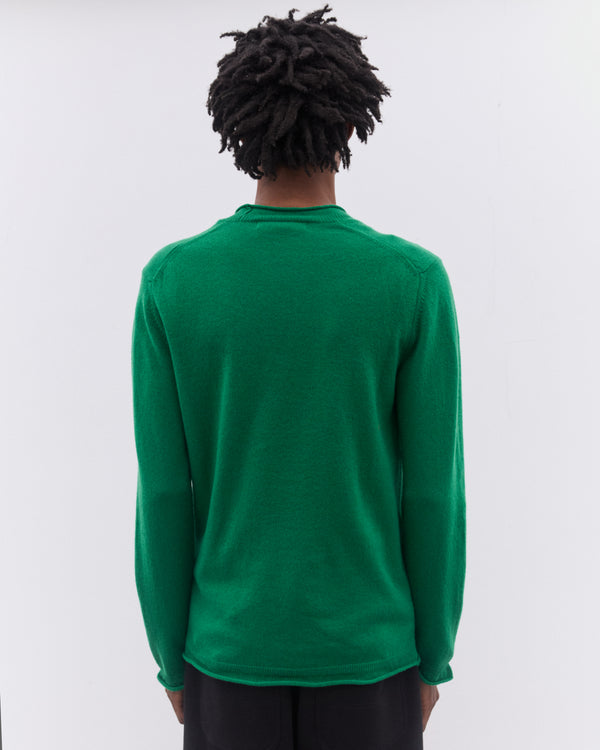 CDG Shirt - Men’s Rolled Hem Sweater - (Green)