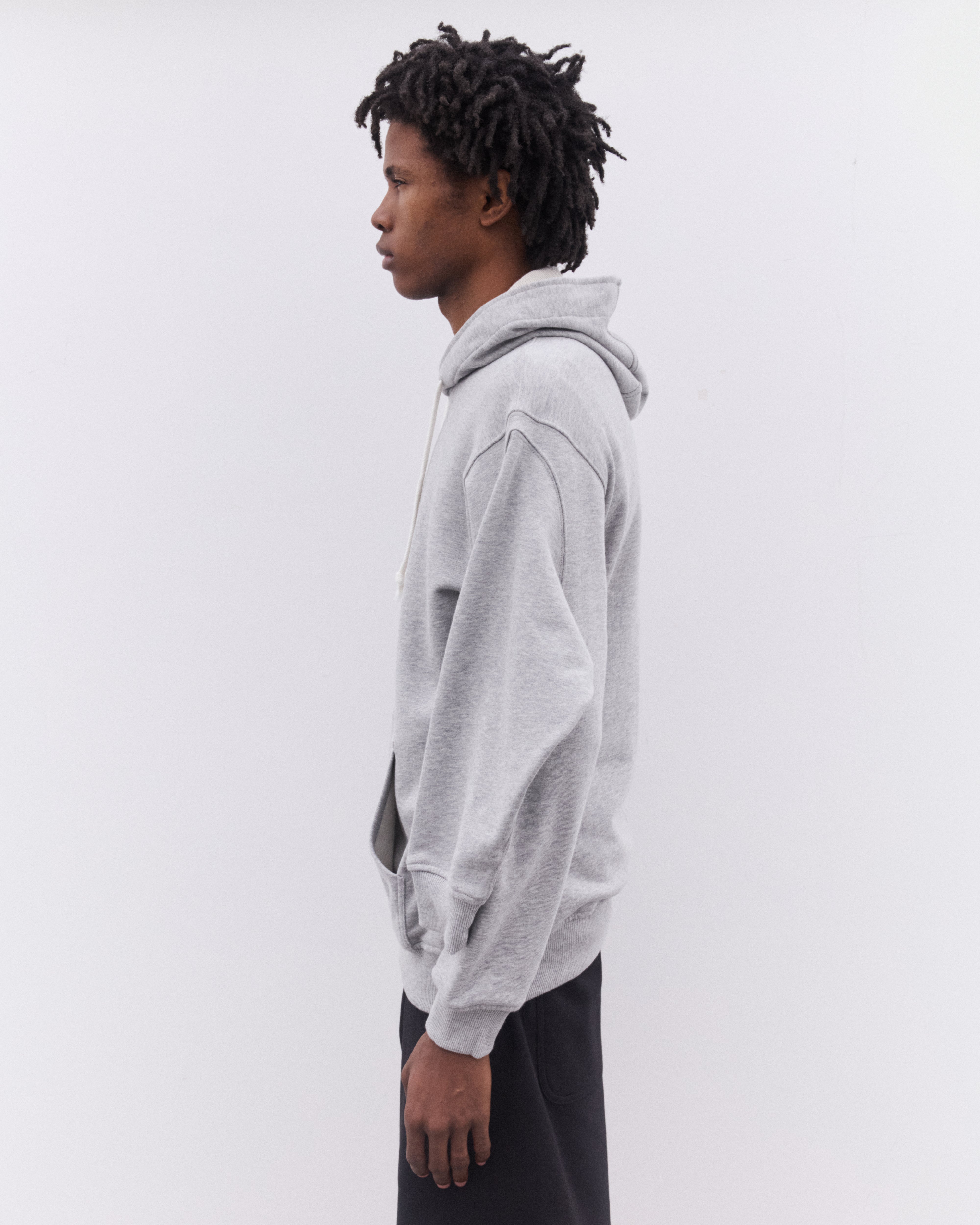 CDG Shirt: Men's Quad Sleeve Hooded Sweatshirt (Grey) | Dover CDG Shirt: Men's Quad Sleeve Hooded Sweatshirt (Grey) | Dover