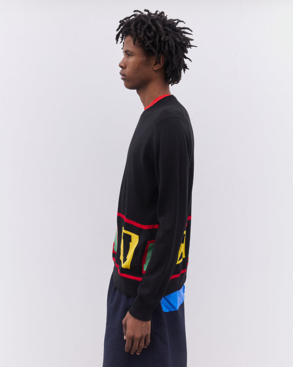 CDG Shirt - Men’s Knitted Sweater - (Black)