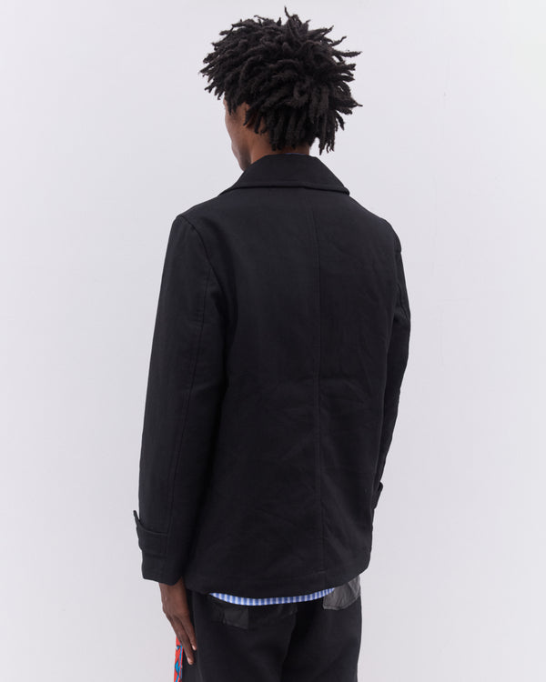 CDG Shirt - Men’s Double Breasted Coat - (Black)