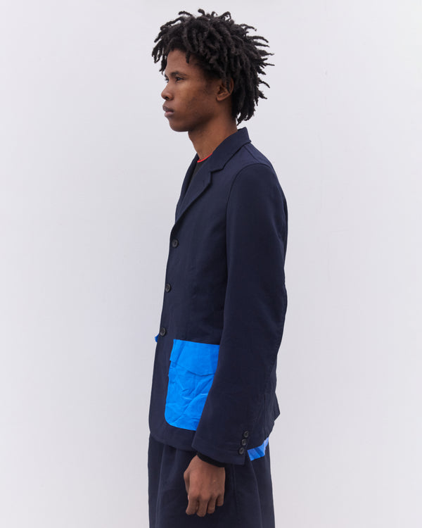 CDG Shirt - Men’s Patch Pocket Blazer - (Navy)