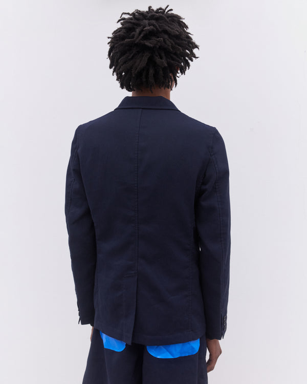 CDG Shirt - Men’s Patch Pocket Blazer - (Navy)