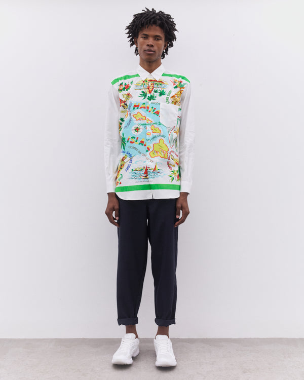 CDG Shirt - Men’s Tapered Leg Trouser - (Navy)