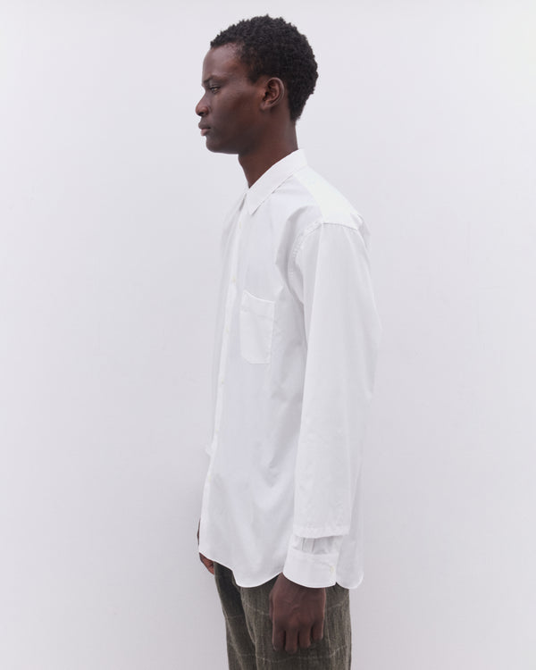 CDG Shirt - Men’s Sleeve Overlay Shirt - (White)