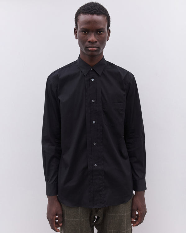CDG Shirt - Men’s Triple Placket Shirt - (Black)