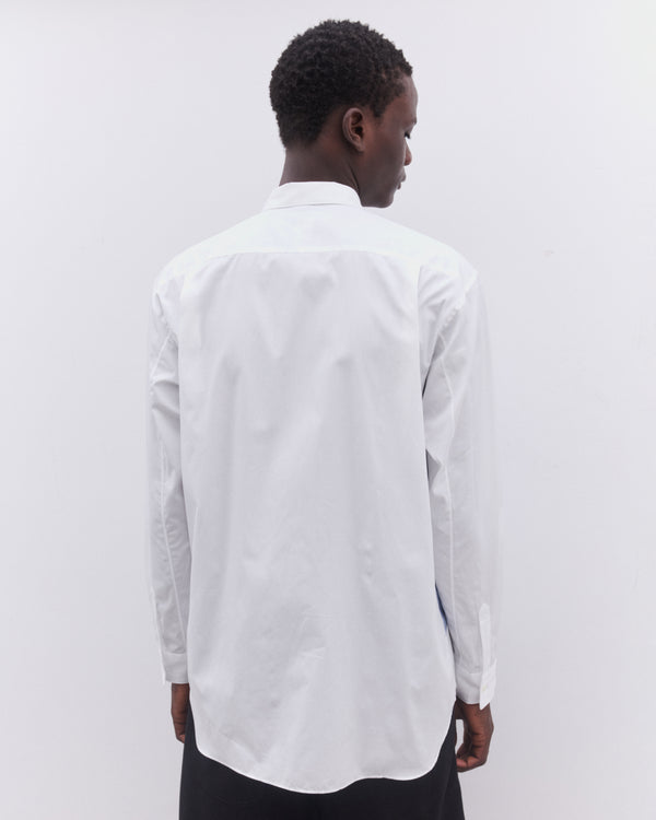 CDG Shirt - Men’s Stripe Landscape Shirt - (Stipe/White)