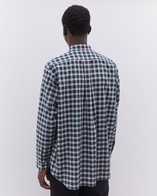 CDG Shirt - Men’s Check Shirt - (Green/White)