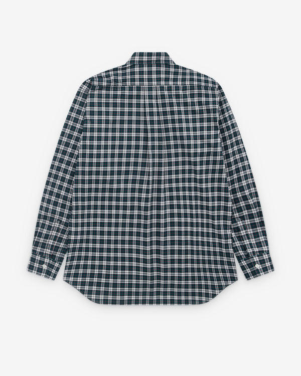 CDG Shirt - Men’s Check Shirt - (Green/White)