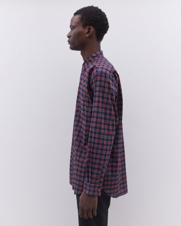 CDG Shirt - Men’s Check Shirt - (Red/Navy)