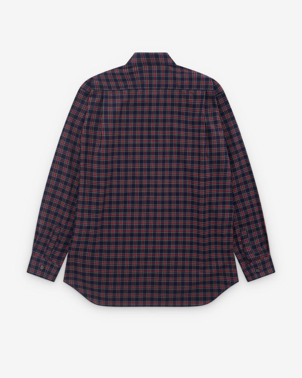 CDG Shirt - Men’s Check Shirt - (Red/Navy)