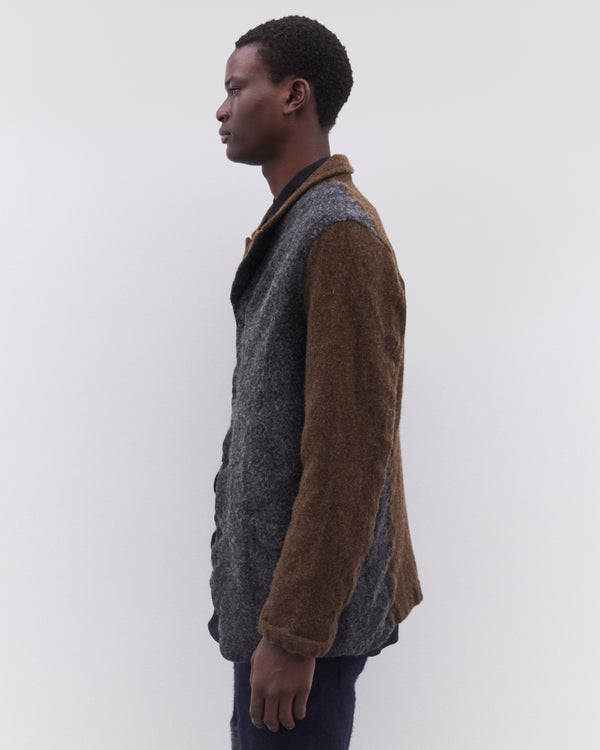 CDG Shirt - Men’s Colour Block Wool Blazer - (Multi)