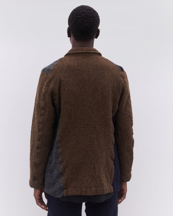 CDG Shirt - Men’s Colour Block Wool Blazer - (Multi)