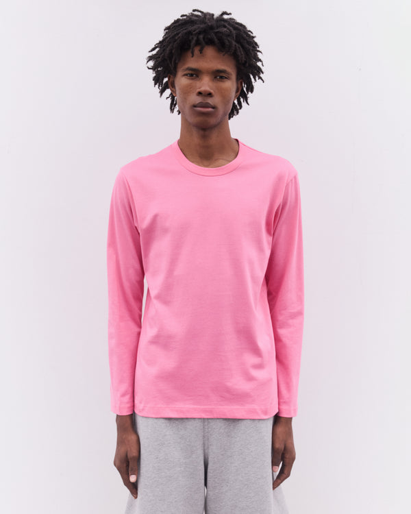 CDG Shirt - Men’s Long Sleeve T-Shirt - (Pink)