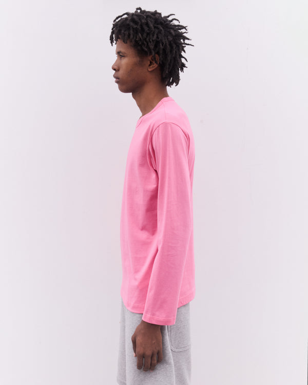 CDG Shirt - Men’s Long Sleeve T-Shirt - (Pink)
