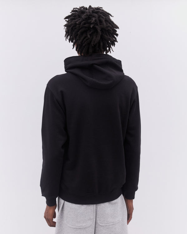 CDG Shirt - Men’s Quad Sleeve Hooded Sweatshirt - (Black)