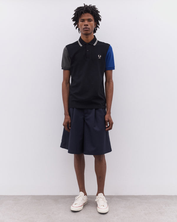 CDG Shirt - Men’s Fred Perry Short Sleeve Polo Shirt - (Black)