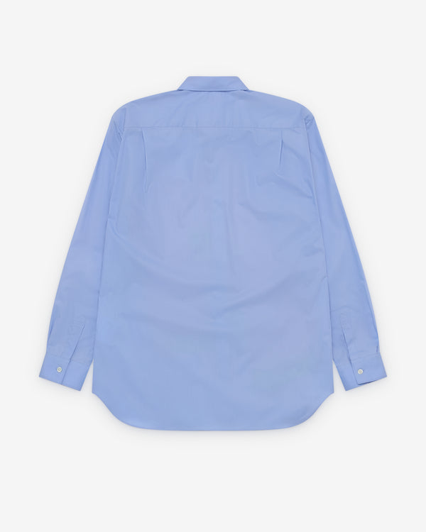 CDG Shirt - Men's Graphic Poplin Shirt - (Blue)