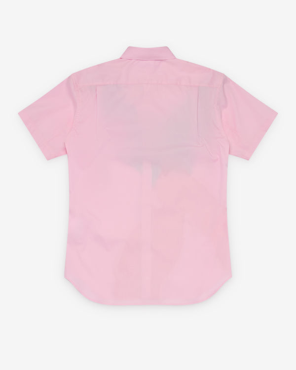 CDG Shirt - Men's Short Sleeved Pattern Shirt - (Pink)