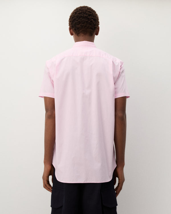 CDG Shirt - Men's Short Sleeved Pattern Shirt - (Pink)