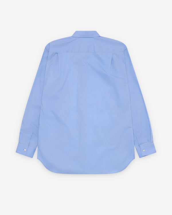 CDG Shirt - Men's Striped Pattern Shirt - (Blue)