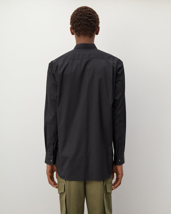 CDG Shirt - Men's Geometric Cut-out Shirt - (Black)