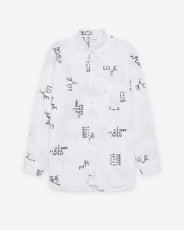 CDG Shirt - Men's Slogan Shirt - (White)
