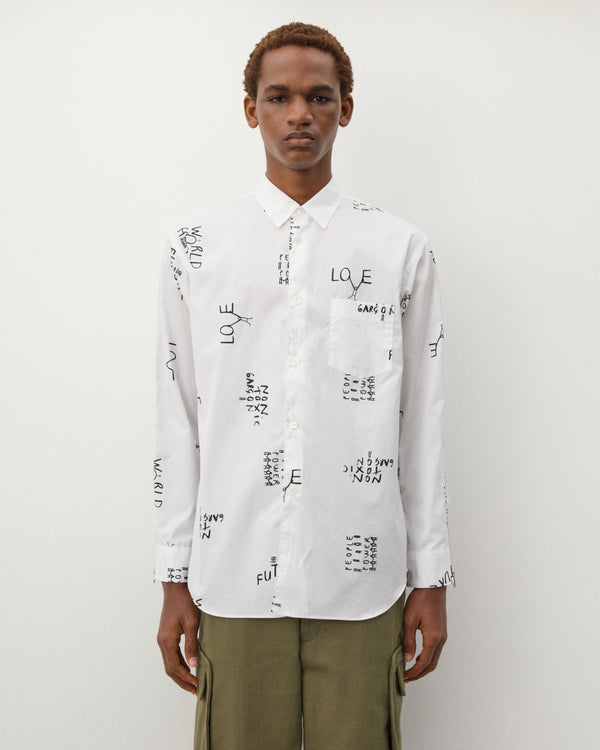 CDG Shirt - Men's Slogan Shirt - (White)
