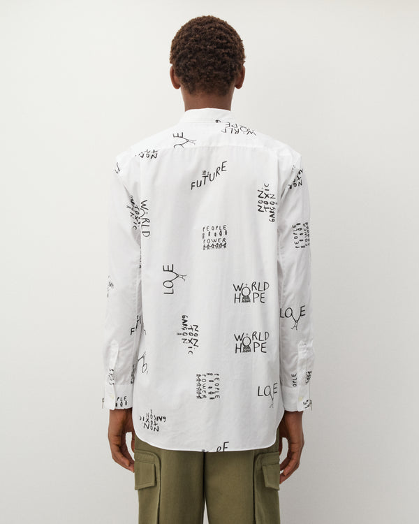 CDG Shirt - Men's Slogan Shirt - (White)