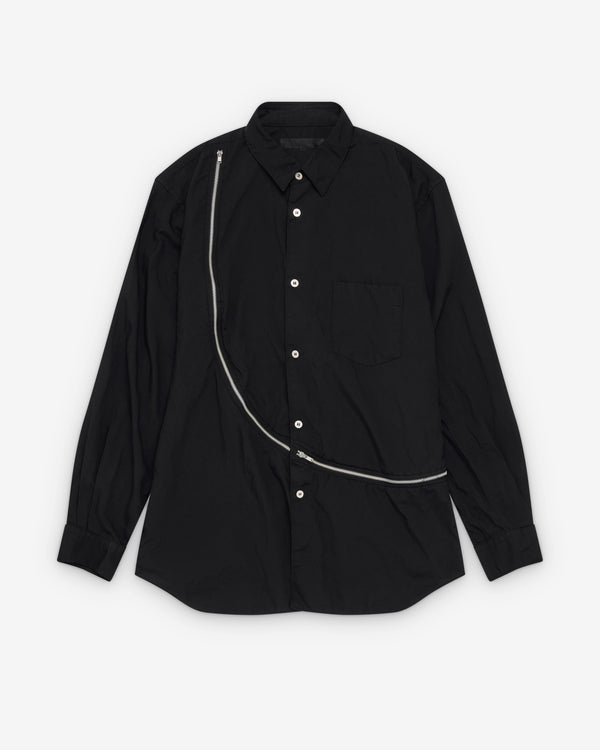 CDG Shirt - Men's Zip Shirt - (Black)